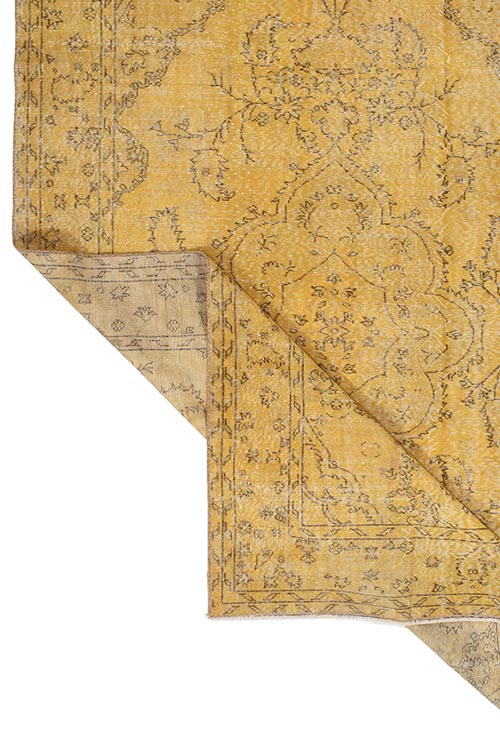 שטיח וינטג' טורקי 10 צהוב