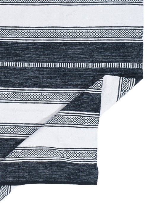 שטיח פאלמה 31031-02 | שטיח סקנדינבי | שחור לבן