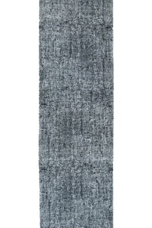 שטיח מנילה LEZA ראנר כסף שחור