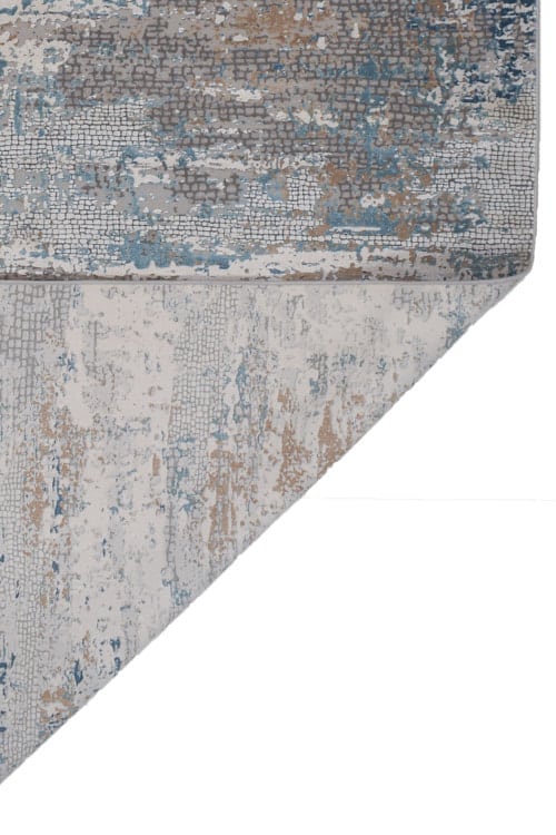 שטיח אפור דאימונד OL80A | שטיח מודרני לחדר שינה