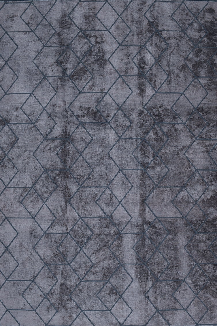 שטיח ארוקה PLZ2069 | שטיח אפור כהה