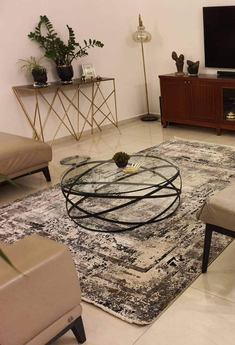 שטיח אפור דאימונד קוסמוס ST738