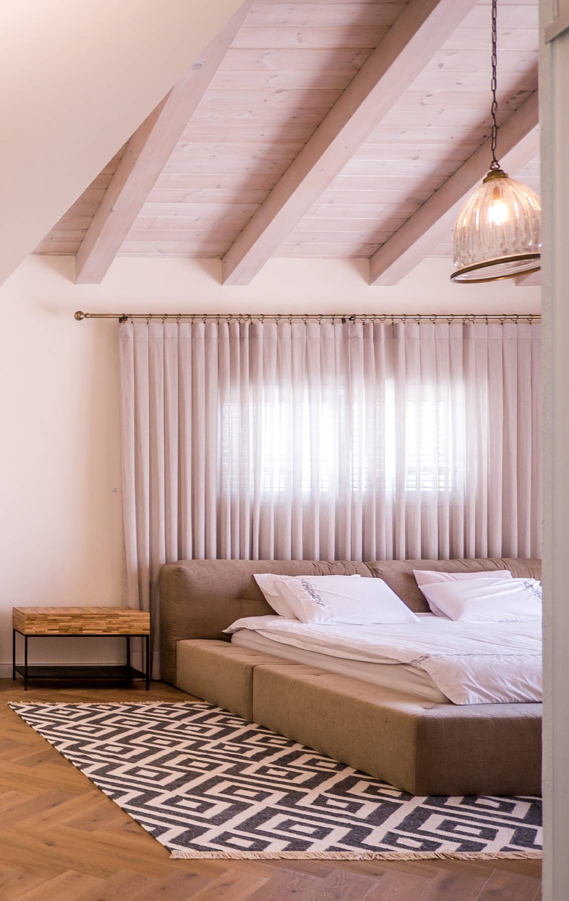 שטיח סופר אינקה 03 חום לבן