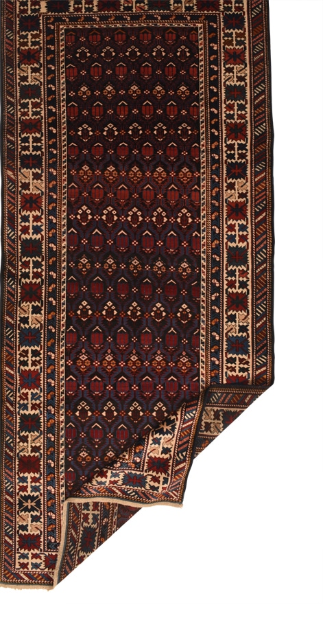 שטיח אדום קווקזי ישן 04