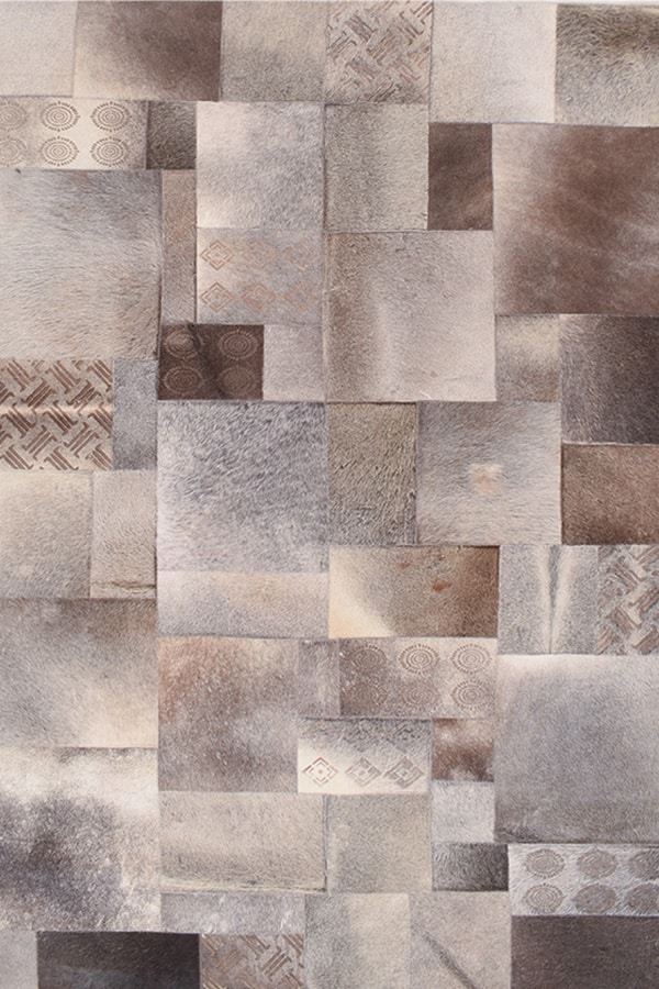 שטיח אפור עור פרה 01