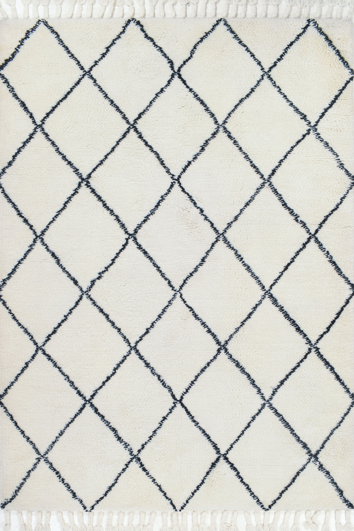 שטיח ברבר מרוקאי 08 שחור לבן