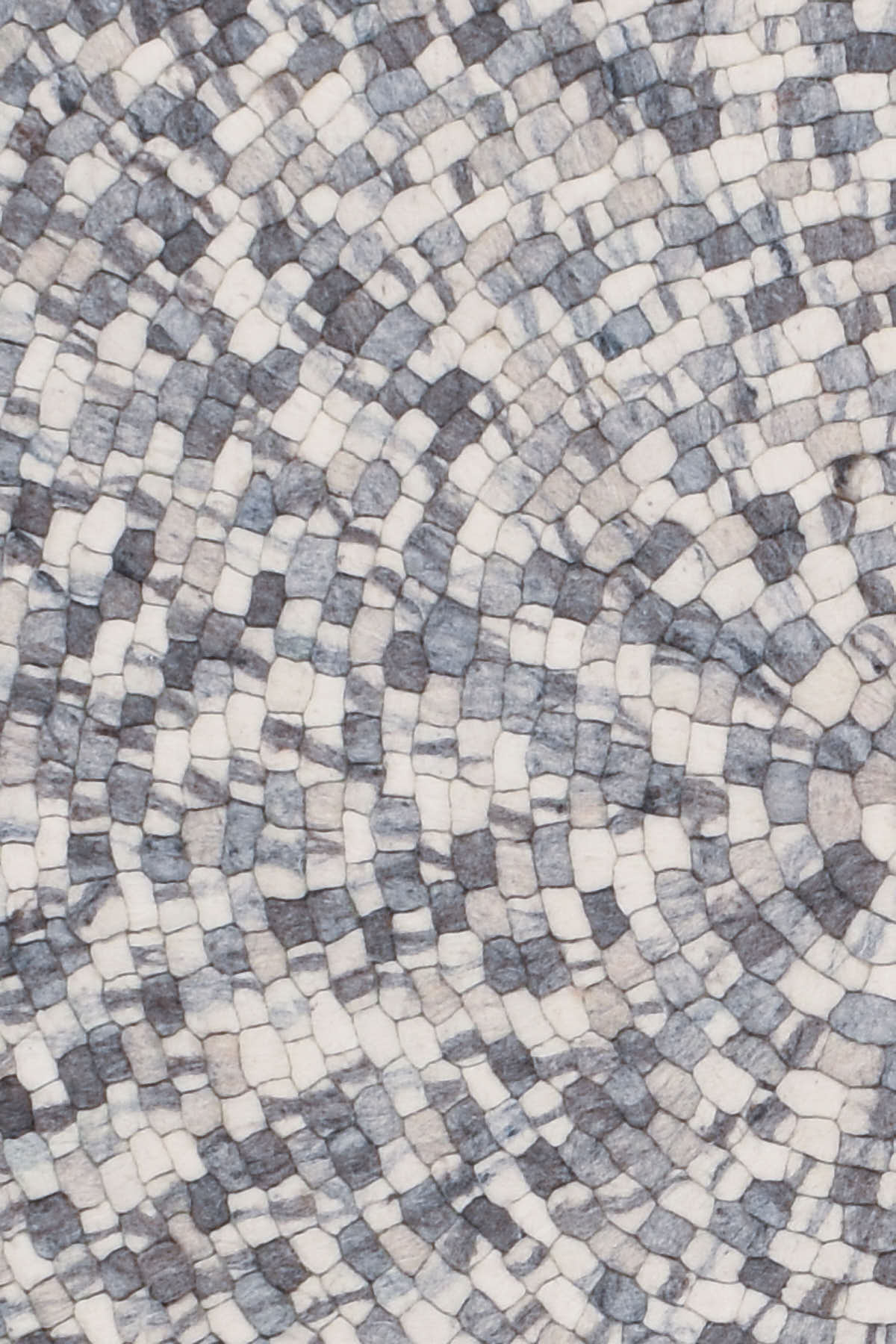 שטיח אפור סטון עגול