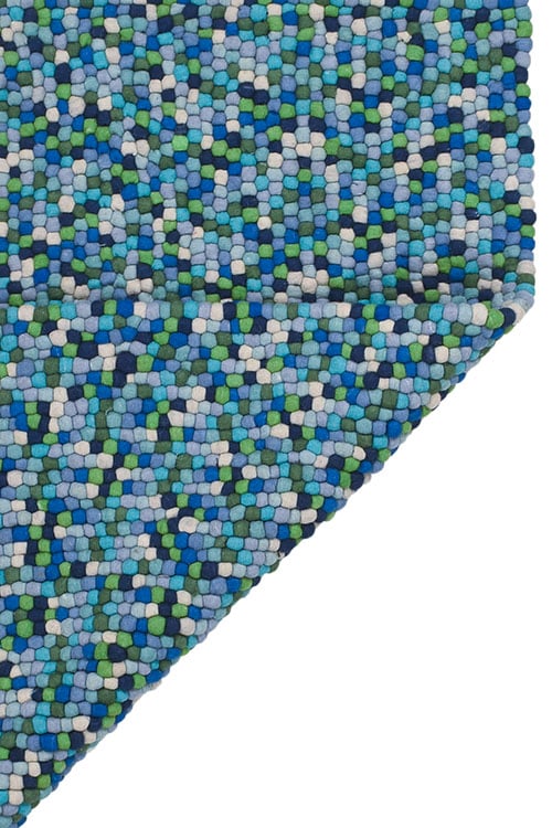 שטיח ירוק באבלס 10 | שטיח צמר לחדר ילדים