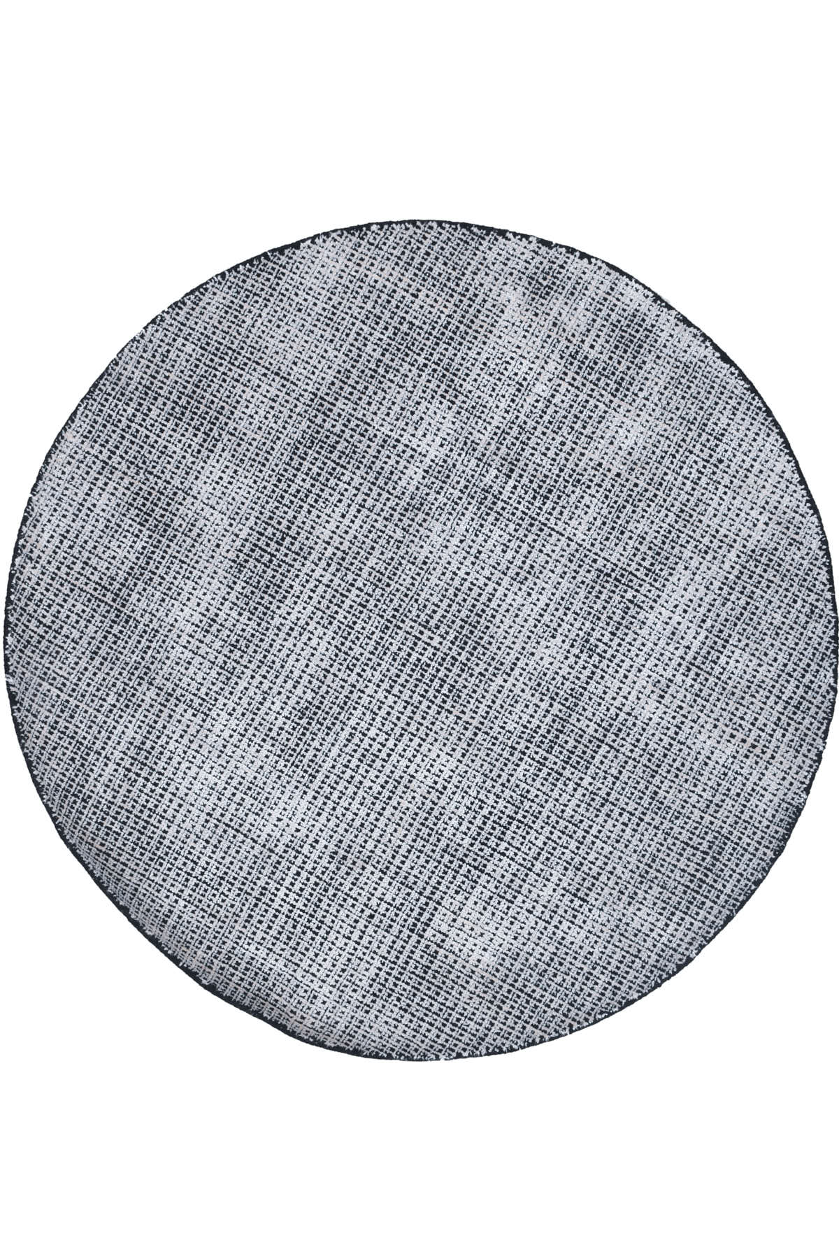 שטיח ואן black white עגול