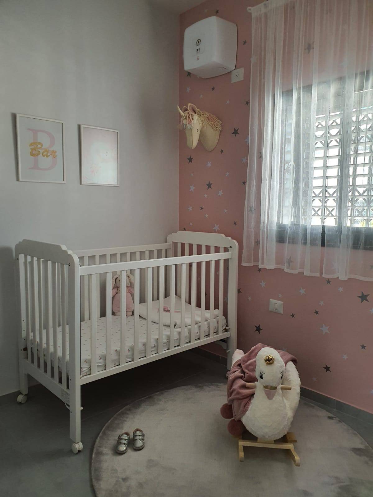 שטיח אפור פררה צ'ארקול עגול