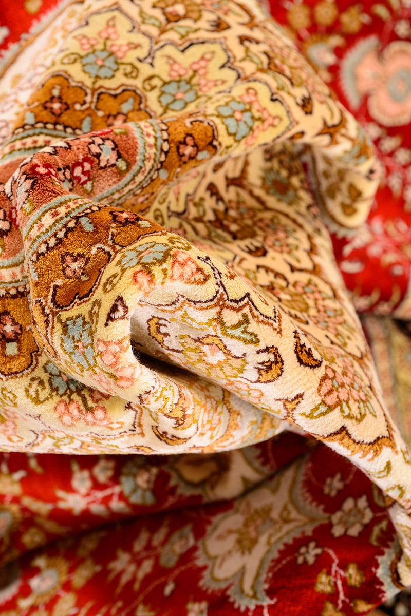 שטיח סיני משי 27 | עגול