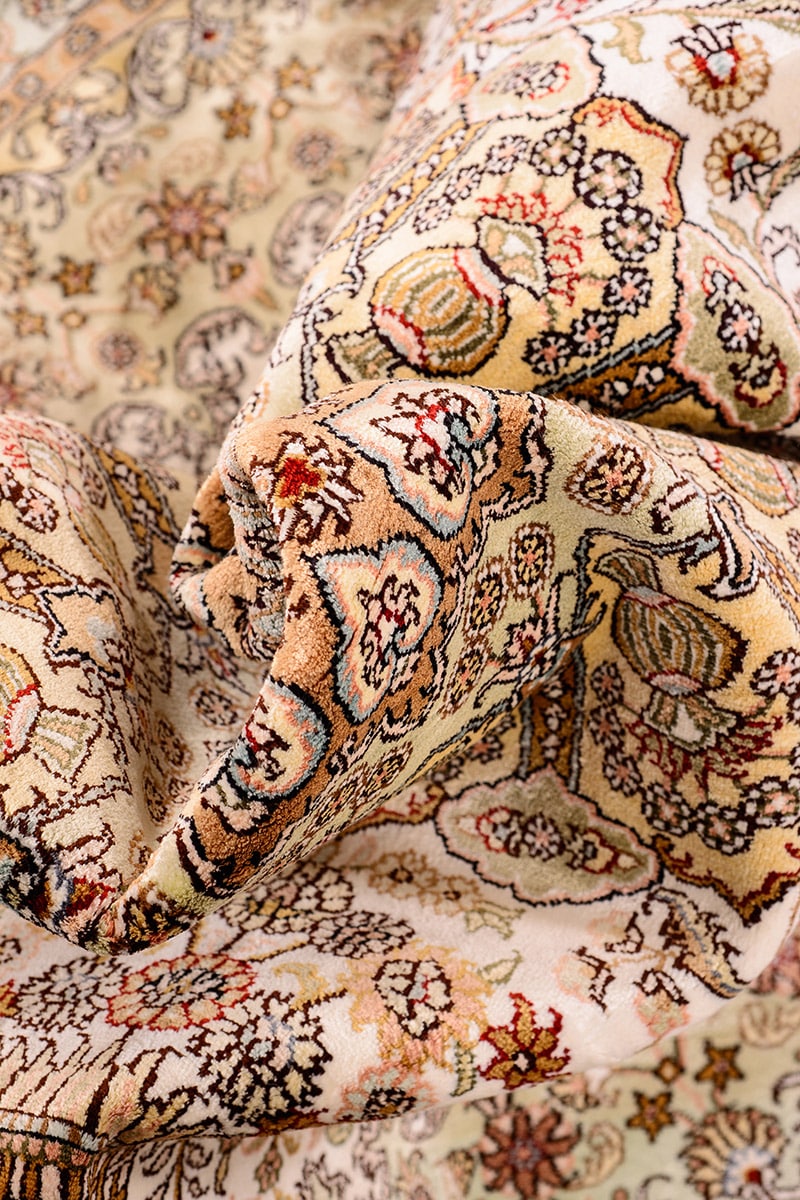 שטיח סיני משי 34 | עגול