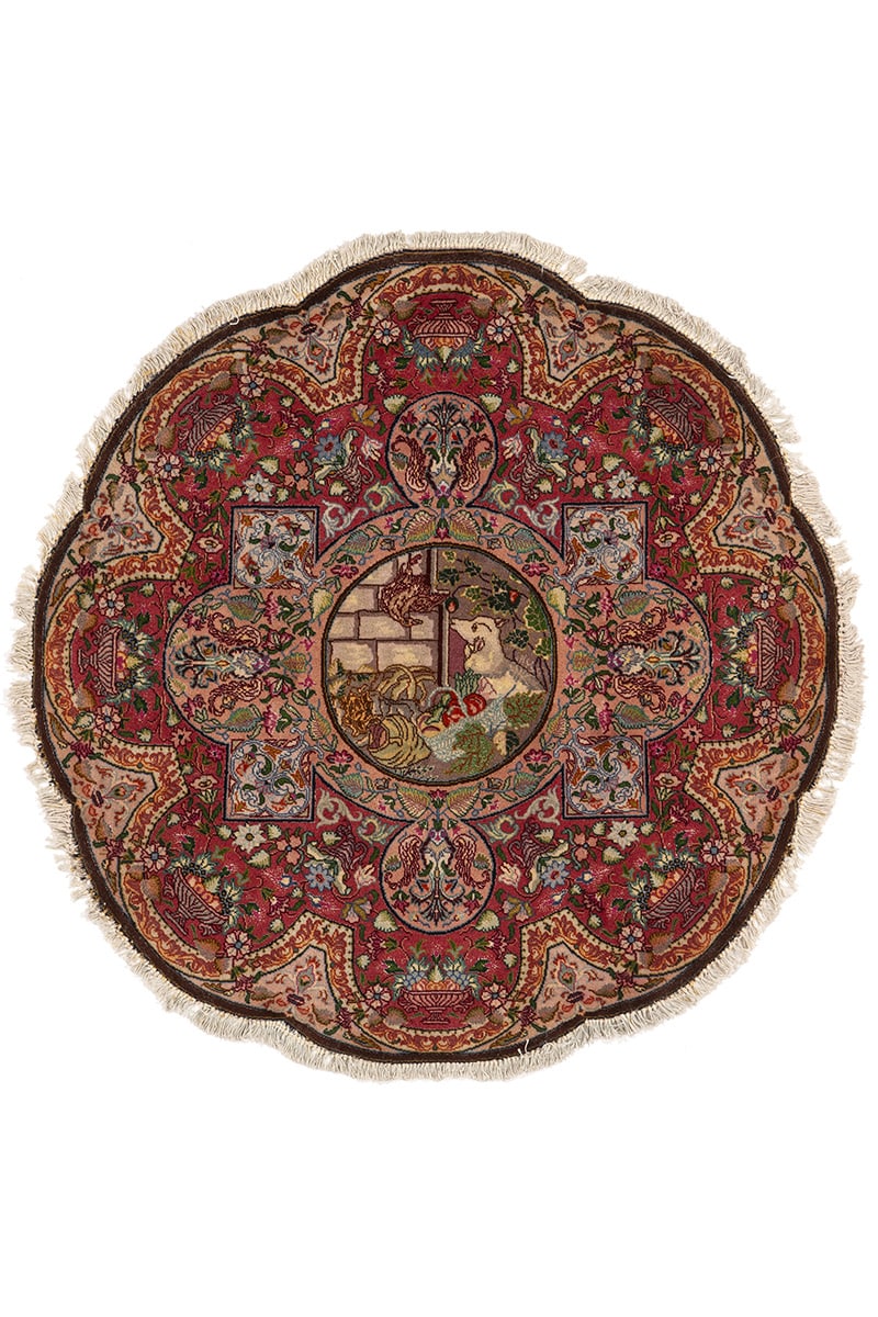 שטיח טבריז פרסי עגול 46