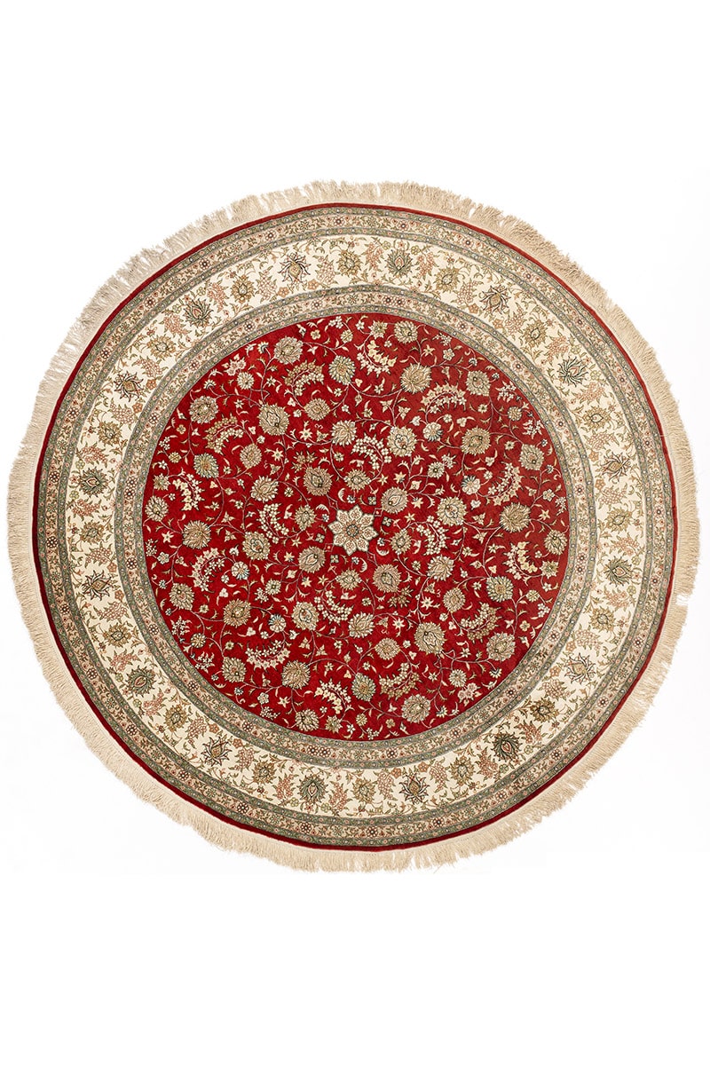 שטיח סיני משי 54 | עגול