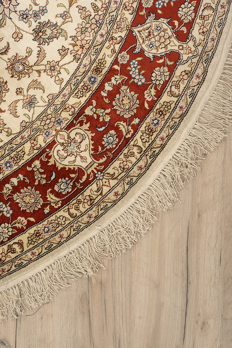 שטיח סיני משי 53 | עגול