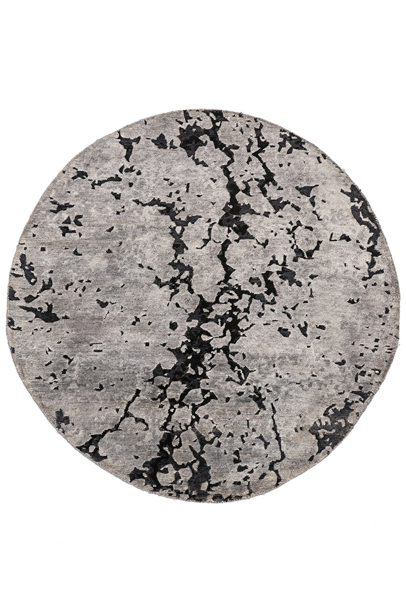 שטיח אפור נור NC-5144 עגול