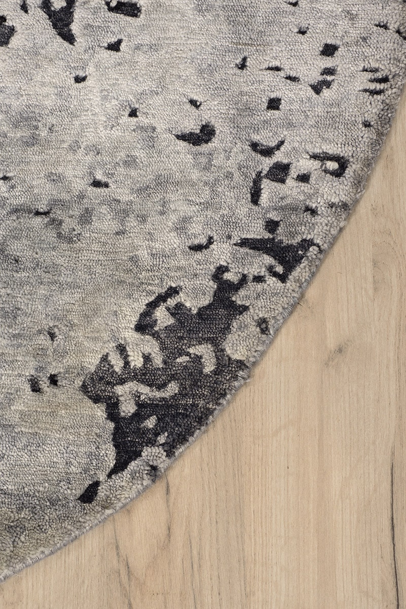 שטיח אפור נור NC-5144 עגול