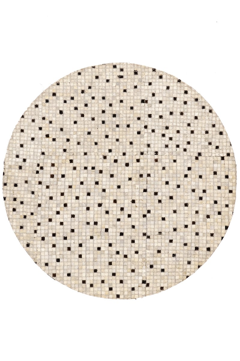 שטיח עור פרה 09 עגול