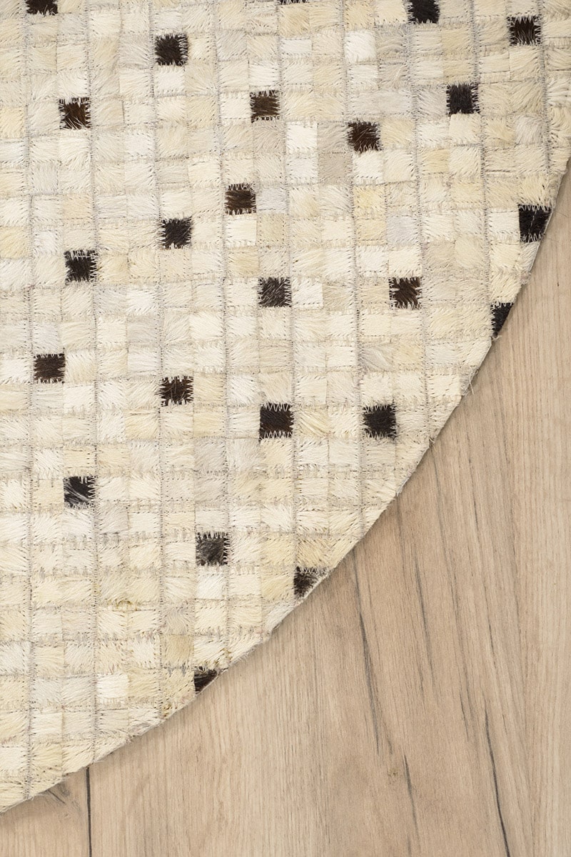 שטיח עור פרה 09 עגול