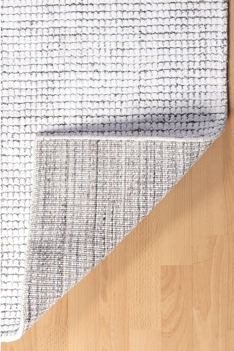 שטיח גריד 04 אפור-לבן