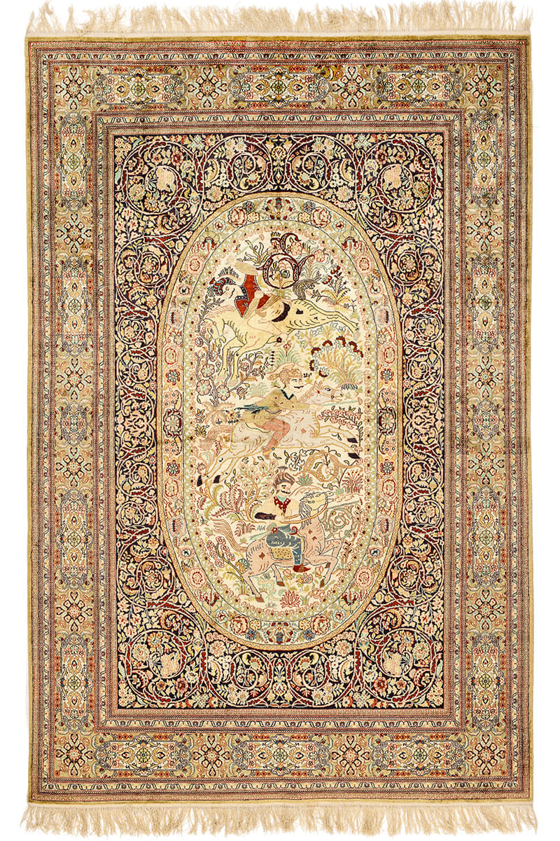 שטיח סיני משי 75