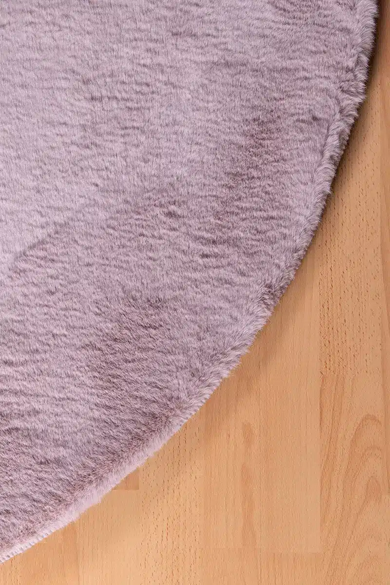 שטיח שאגי מויו MOYO33 | שטיח עגול ורוד