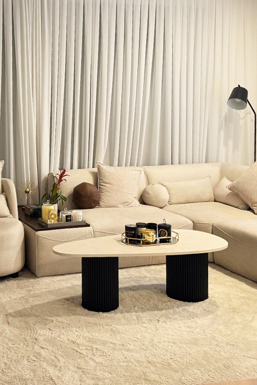 שטיח שאגי מויו MOYO21 לבן