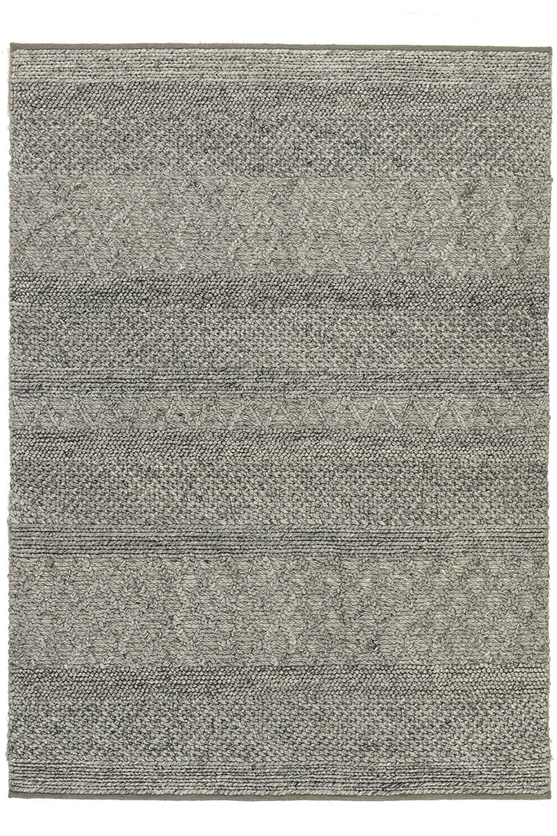 שטיח פילטון FTN-05 | שטיח נורדי בגוון אפור ללא פרנזים