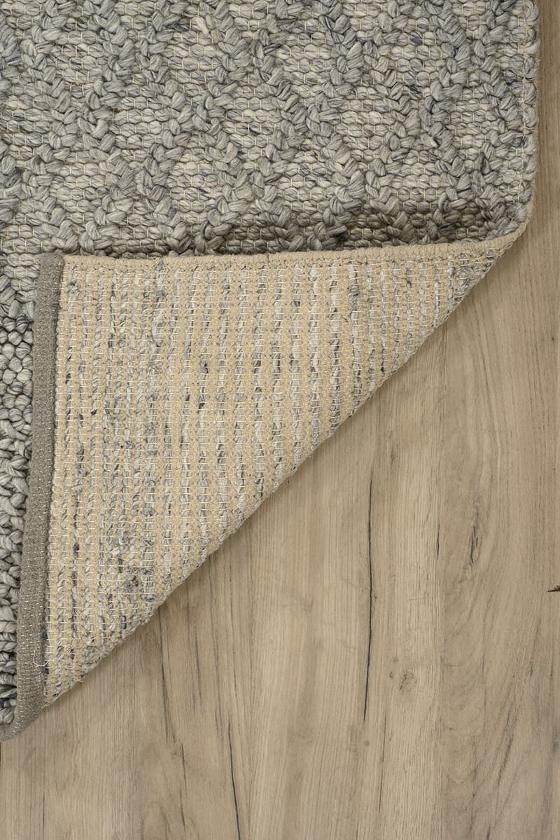 שטיח פילטון FTN-05 | שטיח נורדי בגוון אפור ללא פרנזים