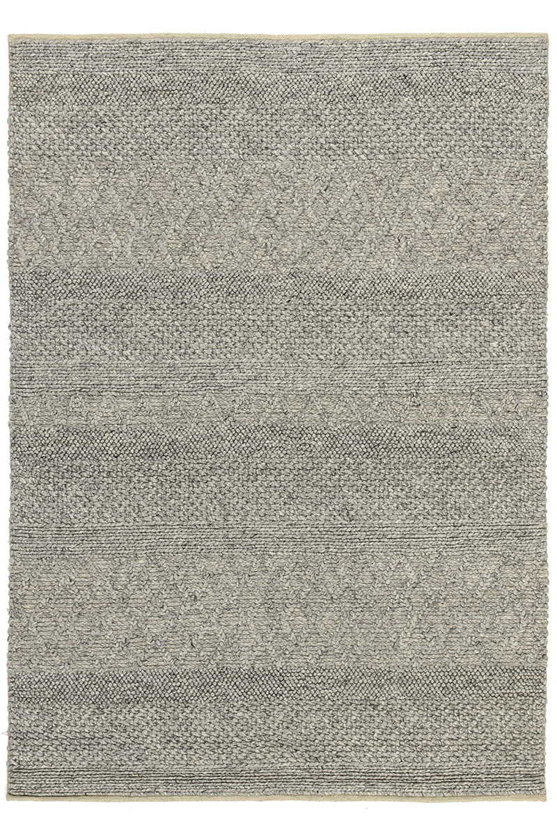 שטיח פילטון FTN-01 | שטיח נורדי בגוון אפור בהיר ללא פרנזים