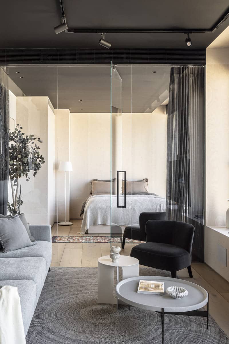 שטיח פילסייה FLC-02 אפור לבן