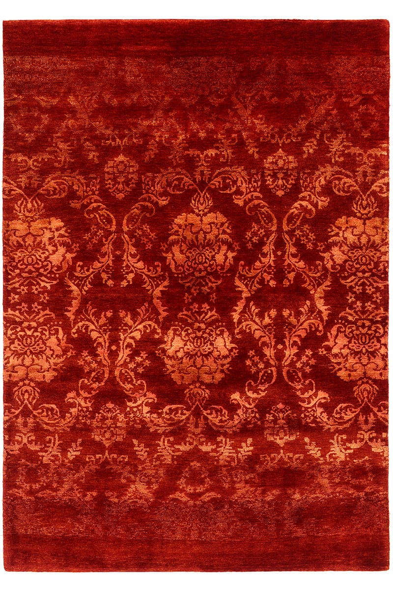 שטיח קשקולי משי 07