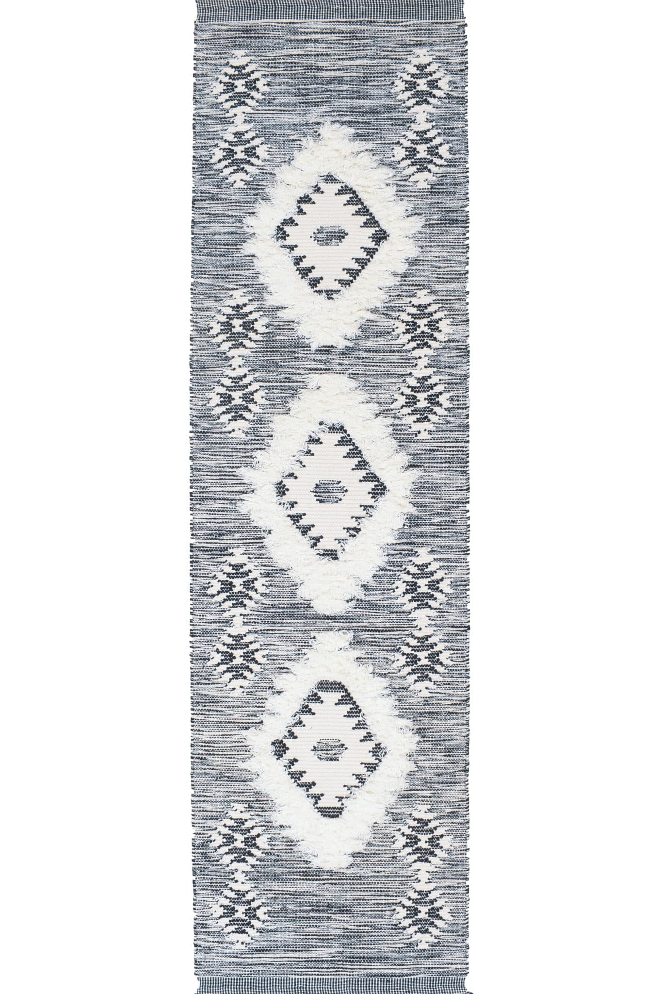 שטיח סקנדינבי ראנר 2245 שחור לבן