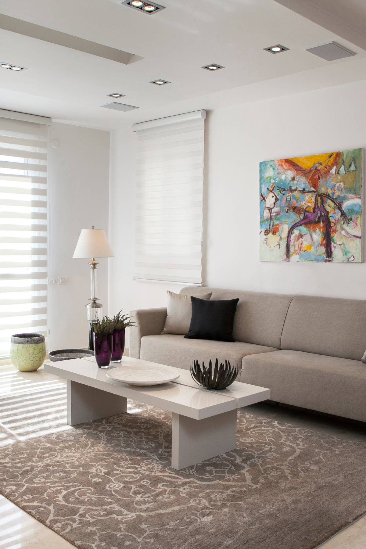 שטיח סידני אנג'לו אפור