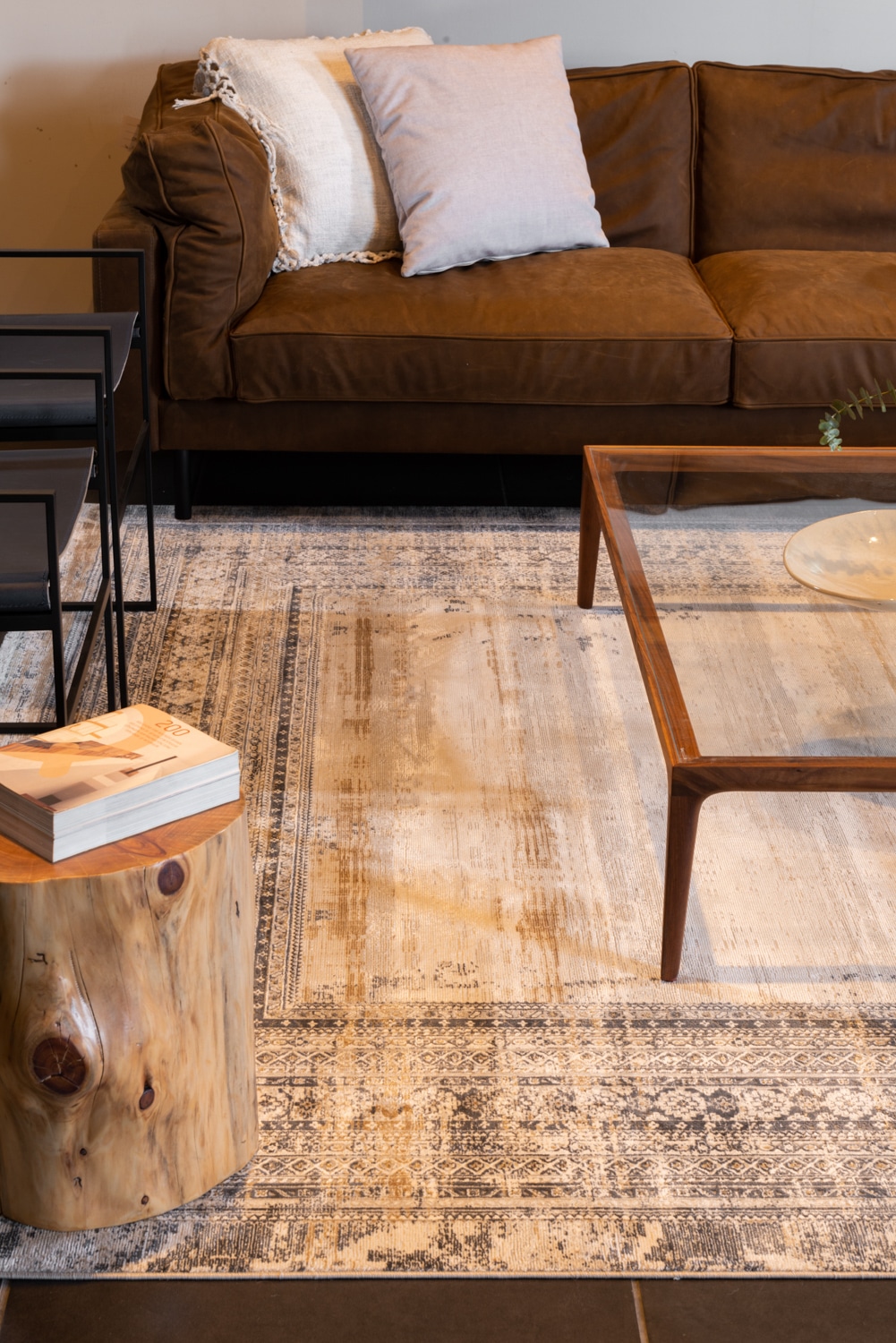 שטיח דאימונד EA07B אפור בז'