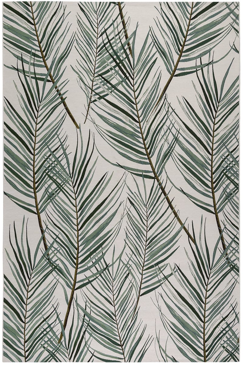 שטיח דומאני אאוטדור LEAND לבן ירוק