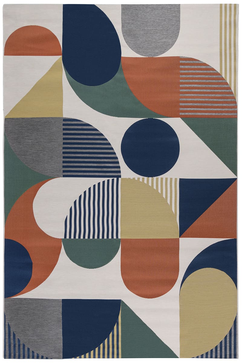 שטיח דומאני אאוטדור MODERN GEO צבעוני