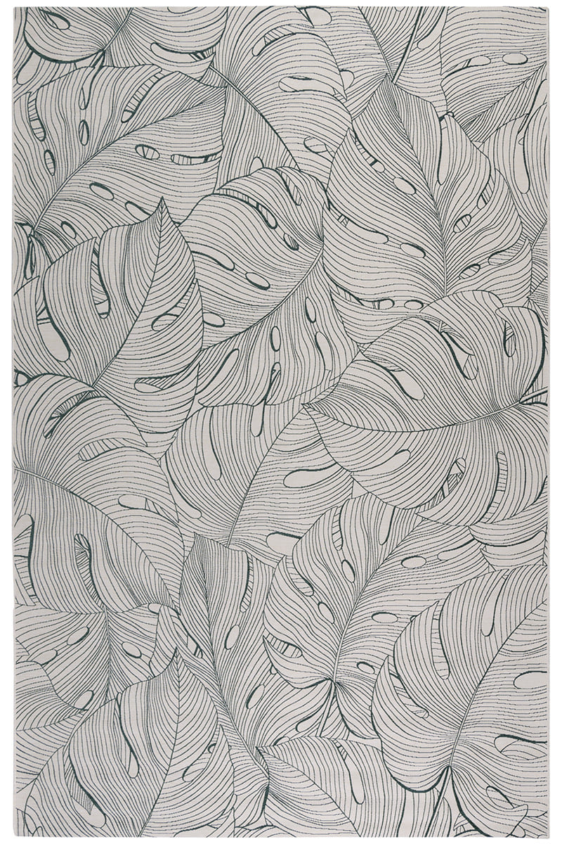 שטיח קריסטל אאוטדור VIRO שמנת ירוק