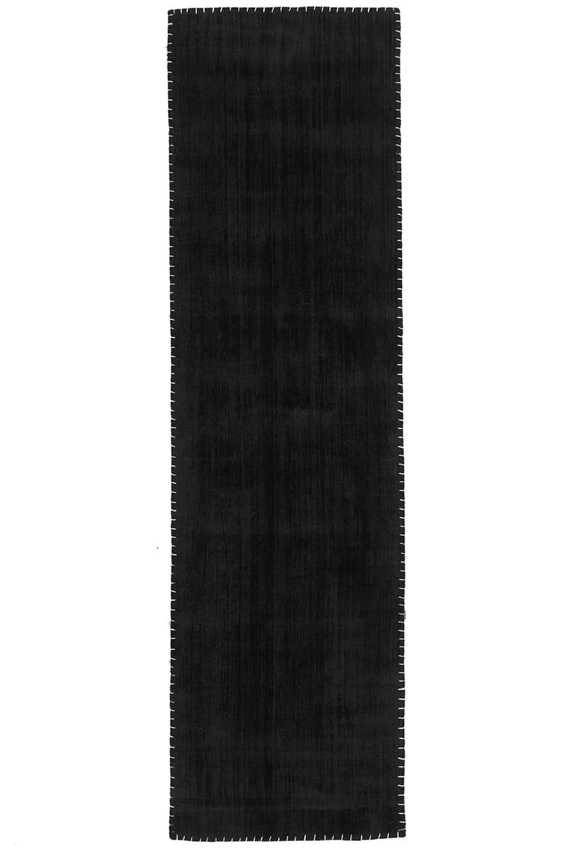 שטיח פררה שחור לבן ראנר