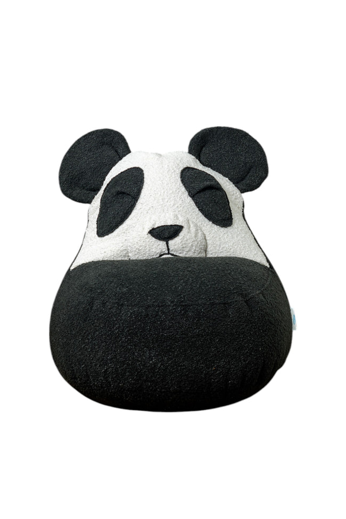 פוף כסא לילדים בצורות של חיות מבד קטיפה ופרווה פנדה