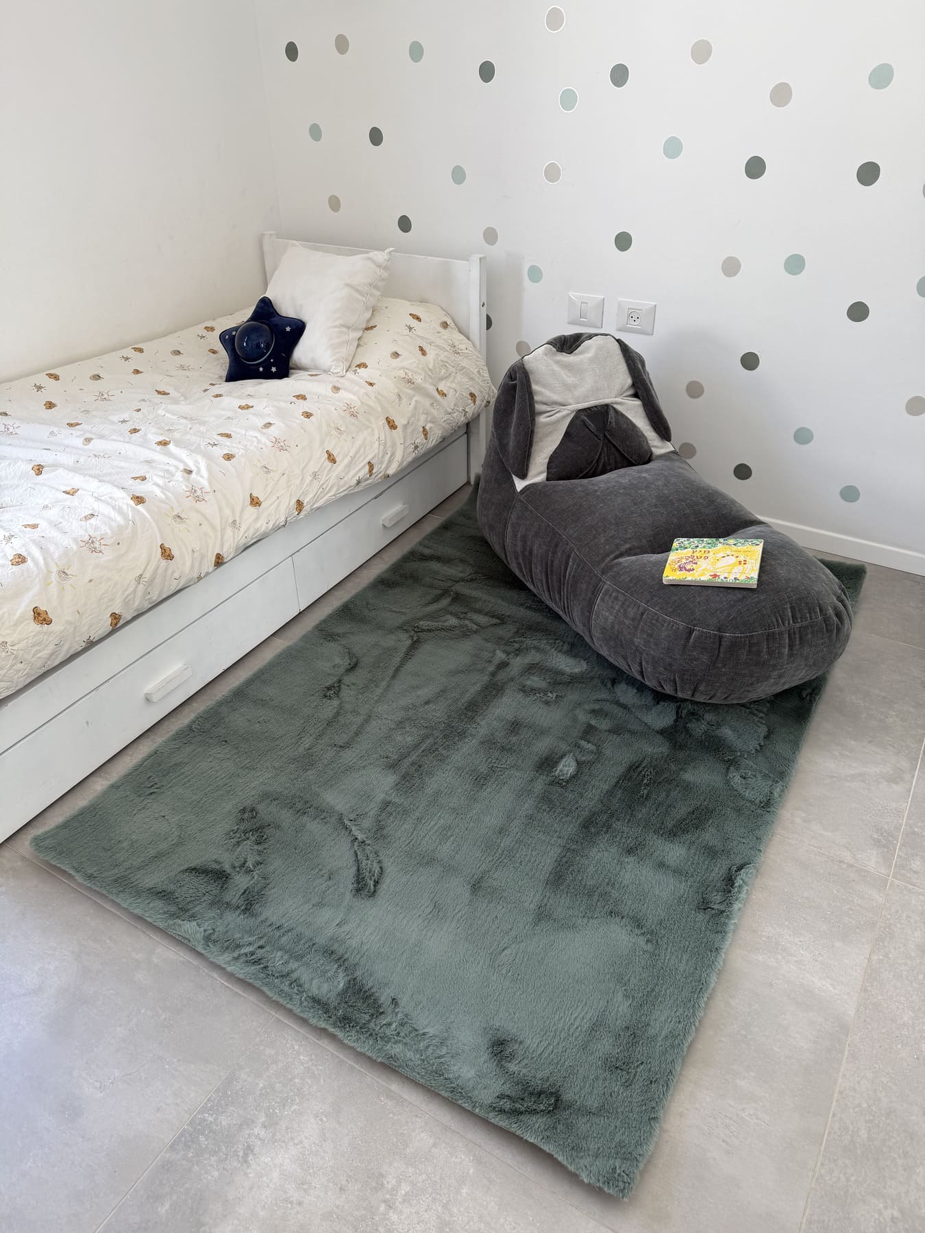 שטיח שאגי מויו MO45 ירוק